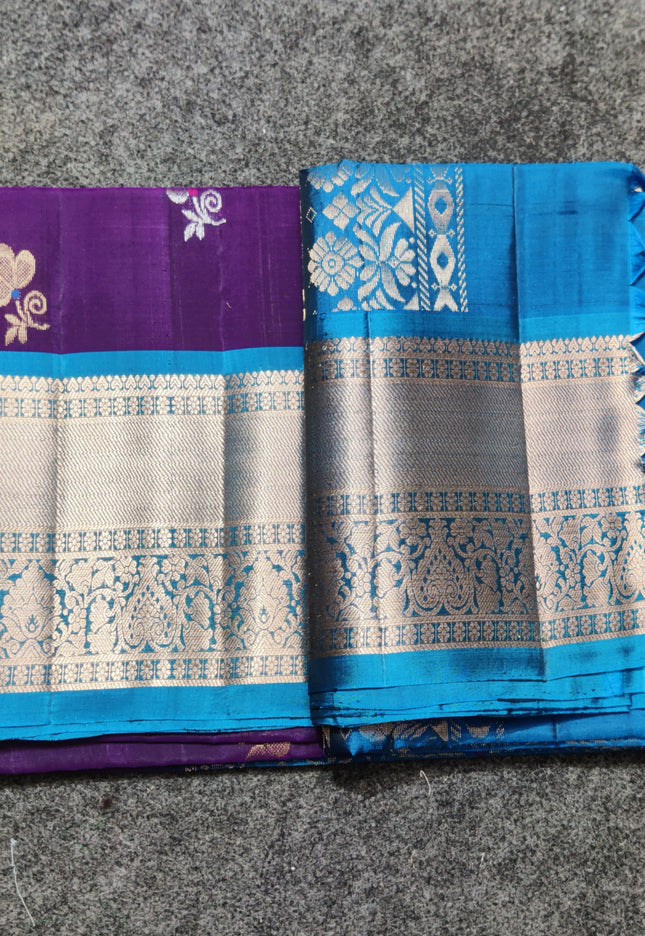 Meenakari kanchi lightweight pattu Saree - KMP3124