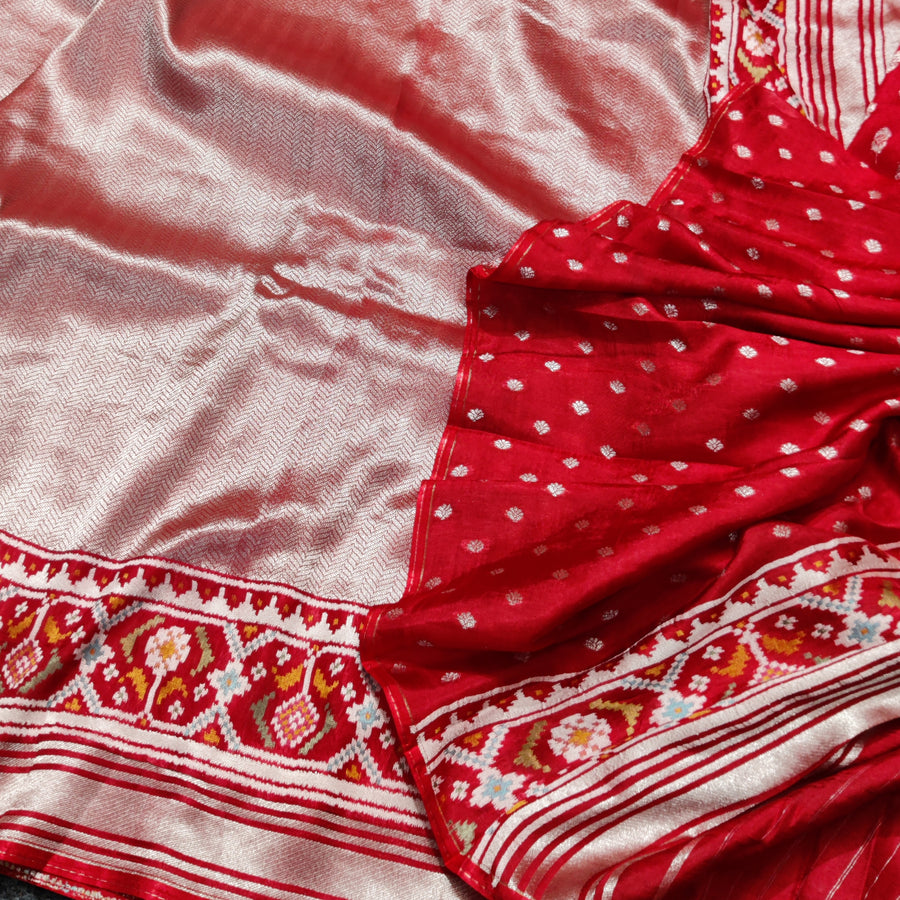 Banaras Tissue Patola silk saree - BRS28