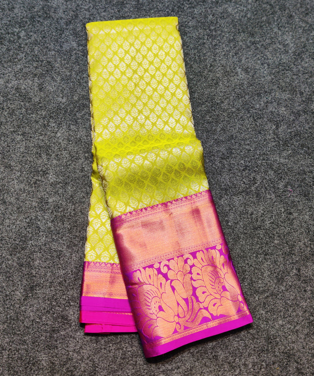Kanchi pattu half fine Bridal Saree - HF06