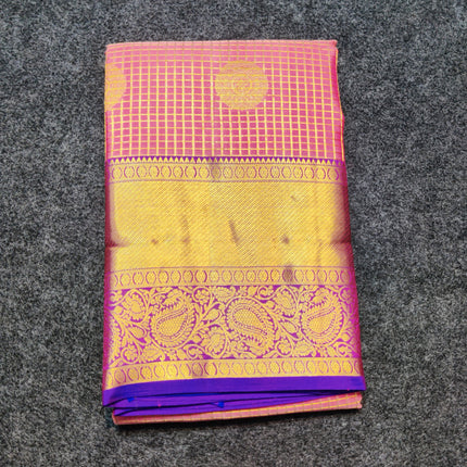 Kanchi Handloom Kuttu Pure Silk Saree - KMP2009