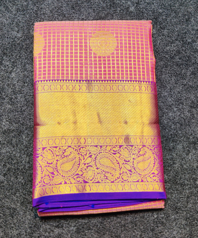 Kanchi Handloom Kuttu Pure Silk Saree - KMP2009