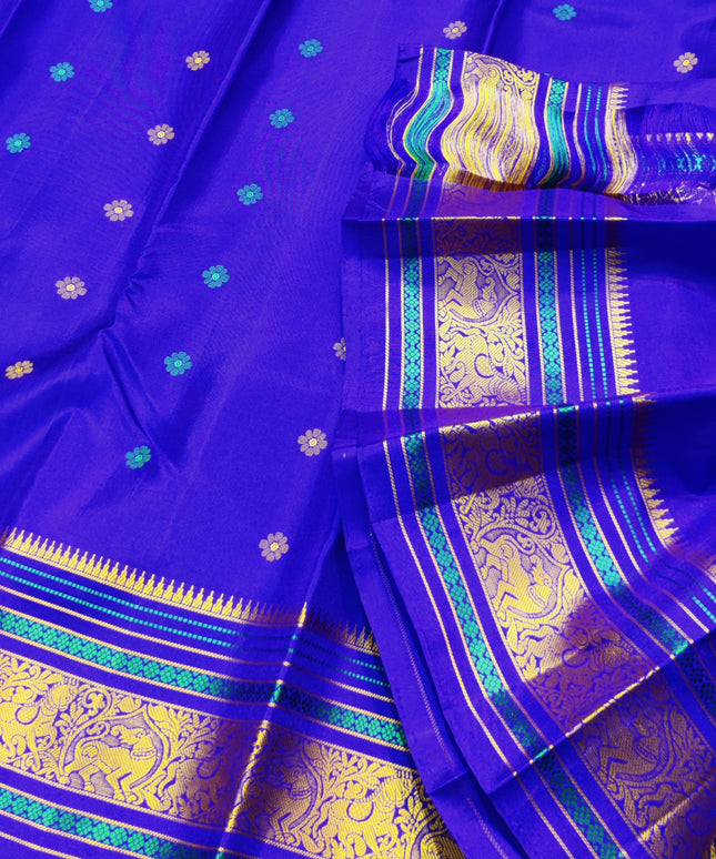 Kanjivaram Resham Silk Saree - KMP1540