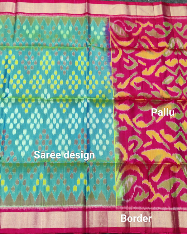 Ikkath Pure handloom silk saree - IKT15 alternate view