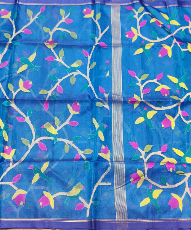 Jamdani handloom pure silk - JM14