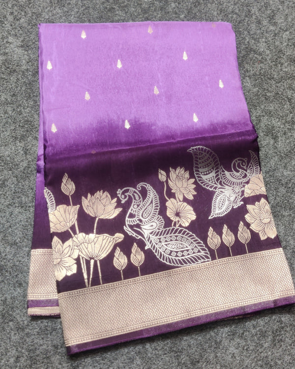 Satin Silk Saree- SA07