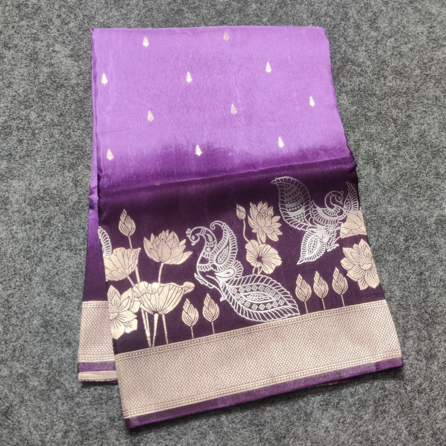 Satin Silk Saree- SA07