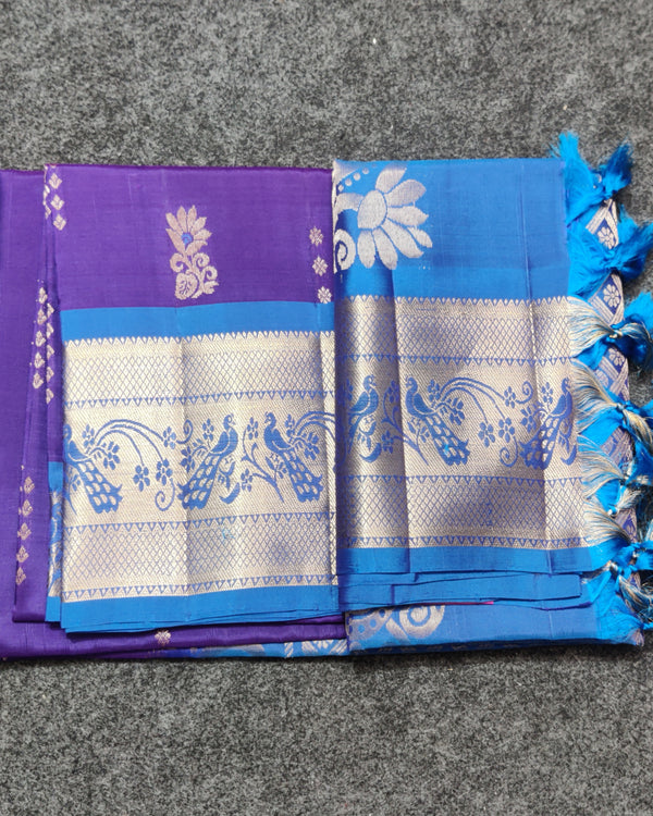 Meenakari kanchi lightweight pattu Saree - KMP132