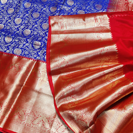 Kanchi pattu half fine Bridal Saree -HF260
