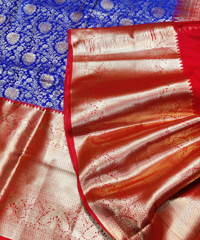 Kanchi pattu half fine Bridal Saree -HF260