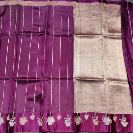 Raw mango Pure Silk Saree - RM05