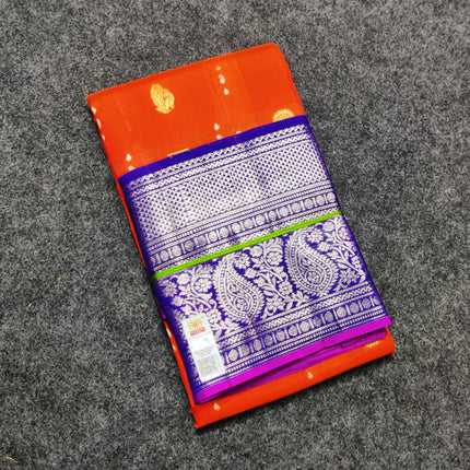 Kanchi pure kuttu border Saree - KMP816