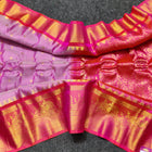 Gadwal check design pure silk- GPS142