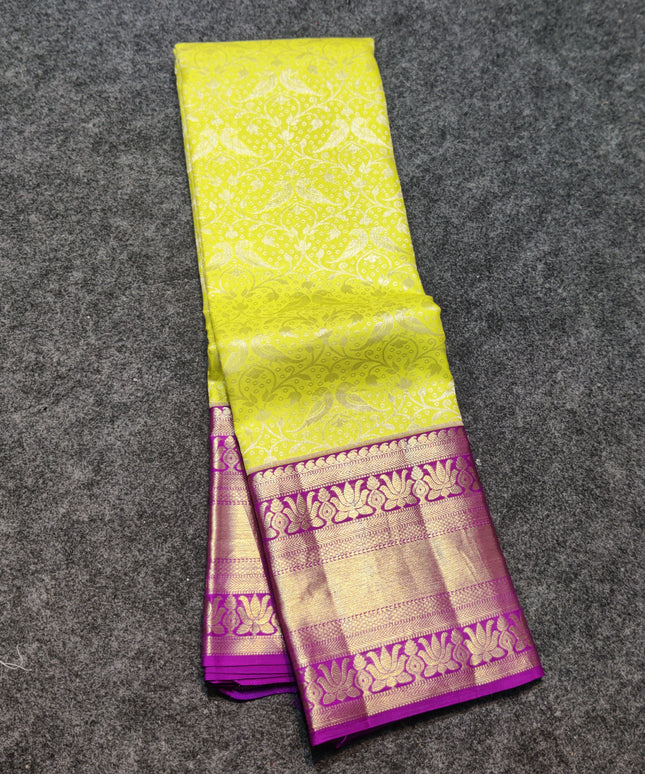 Kanchi pure bridal silk saree - KMP1320