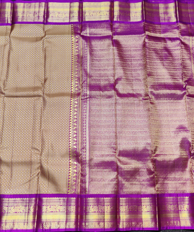 Kanchi pure kuttu border Saree - KMP1296