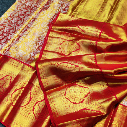 Kanchi Pattu Wedding Sarees @30% Off -KMP966