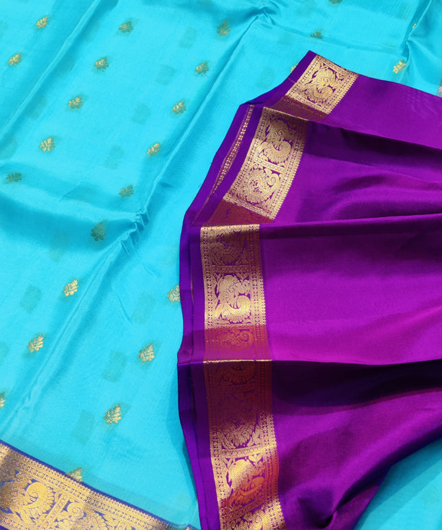 Kanchipattu small border saree - KMP201