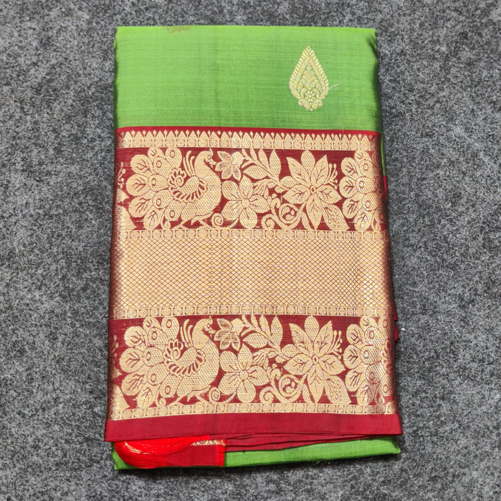Kanchi Vintage Gap border pattu - KMP248