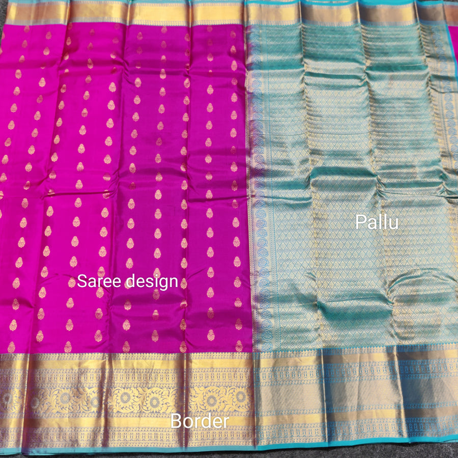40%Off Kanchi pattu saree - KMP11