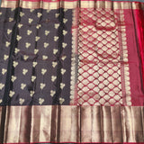 Kanchi Vintage Gap border pattu - KMP298