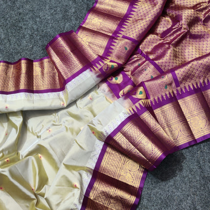 Gadwal Handloom Pure silk saree - GPS163