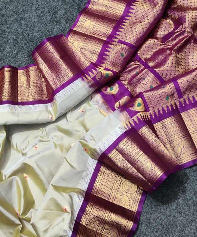 Gadwal Handloom Pure silk saree - GPS163