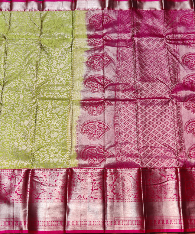 Kanchi pattu half fine Bridal Saree - HF13