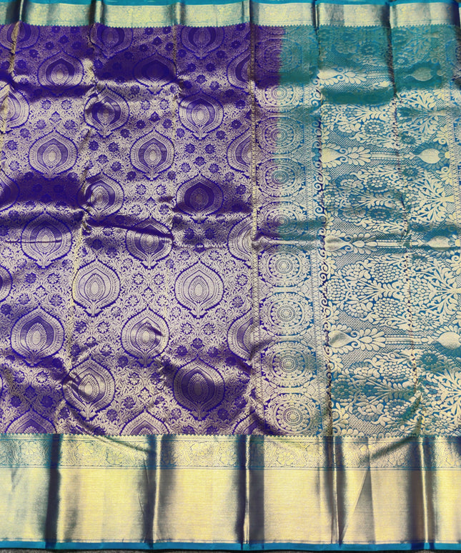 Kanchi pure bridal silk saree - KMP1514