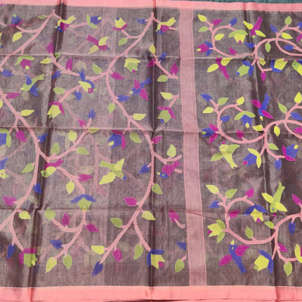 Jamdani handloom pure silk - JM15