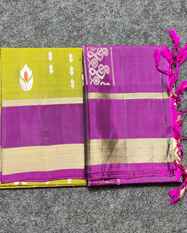 Lightweight pattu Scurt Border Saree - LWP141