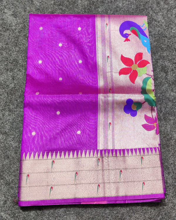 Jute paithani silk sarees - J04
