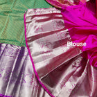 Kanchi pattu half fine bridal wear saree HF10