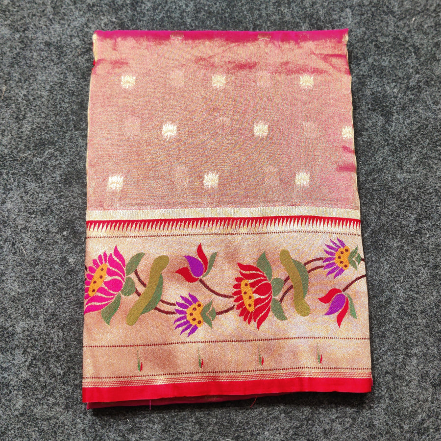 Banaras Tissue Paithani silk saree - BRS14