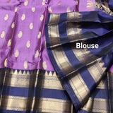 Kanchi Vintage Gap border pattu - KMP26