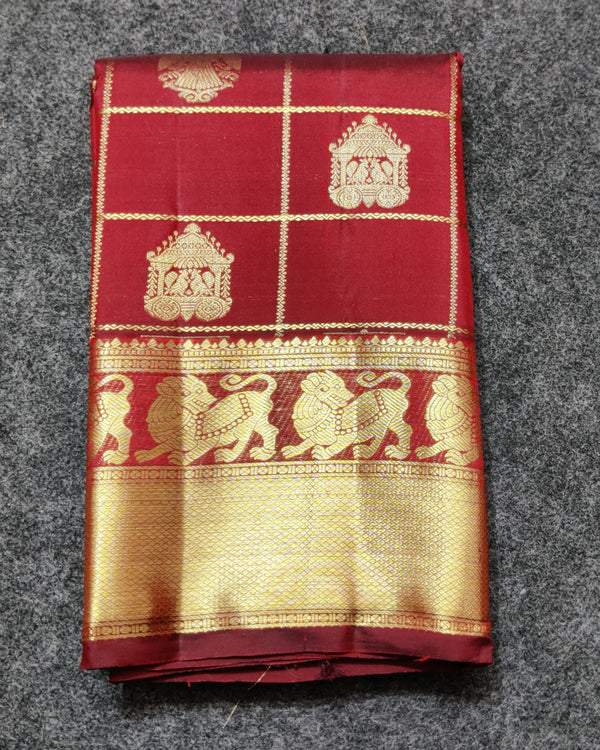 Kanchi Vintage Handloom Pattu Saree - KMP327