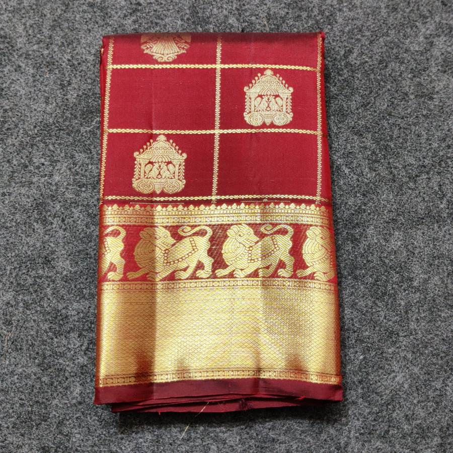 Kanchi Vintage Handloom Pattu Saree - KMP327