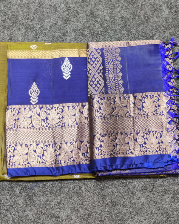 Lightweight pattu Scurt Border Saree - LWP06