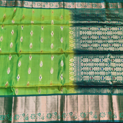 Meenakari kanchi lightweight pattu Saree - KMP3058