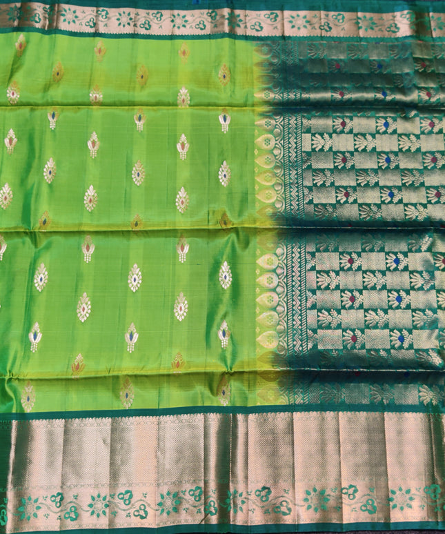 Meenakari kanchi lightweight pattu Saree - KMP3058