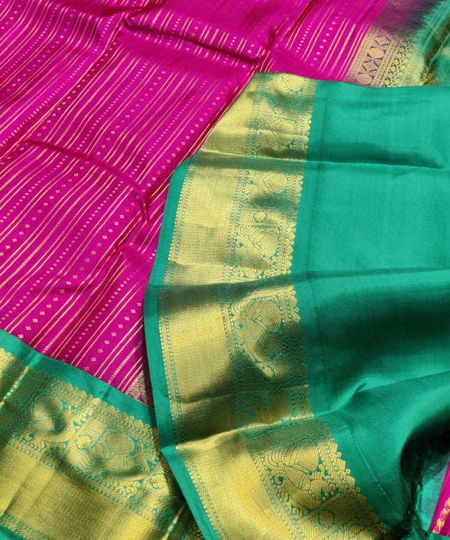 Kanchi Handloom Kuttu Pure Silk Saree - KMP937