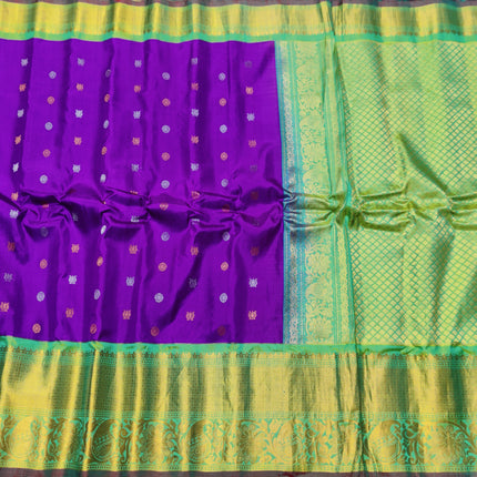 Gadwal pure handloom kuttu silk saree - GPS125