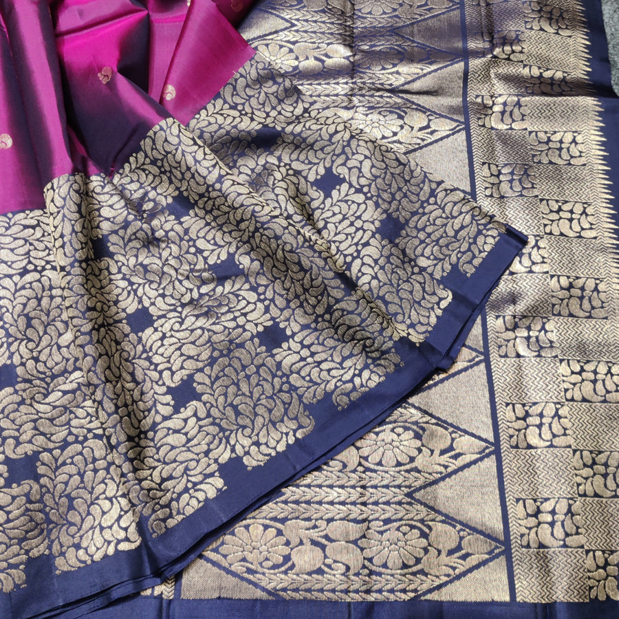 Pure Soft Silk Scurt Border Saree - LWP218