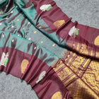 Gadwal Handloom pure silk- GPS06
