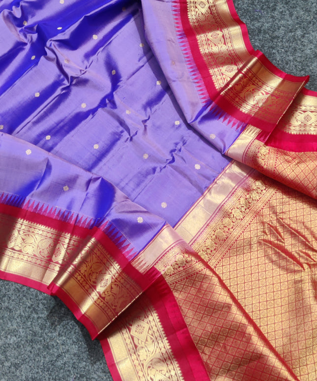 Gadwal Handloom Pure silk saree - GPS158