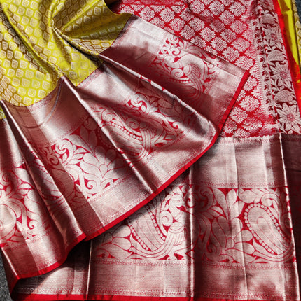 Kanchi pattu half fine Bridal Saree -HF271