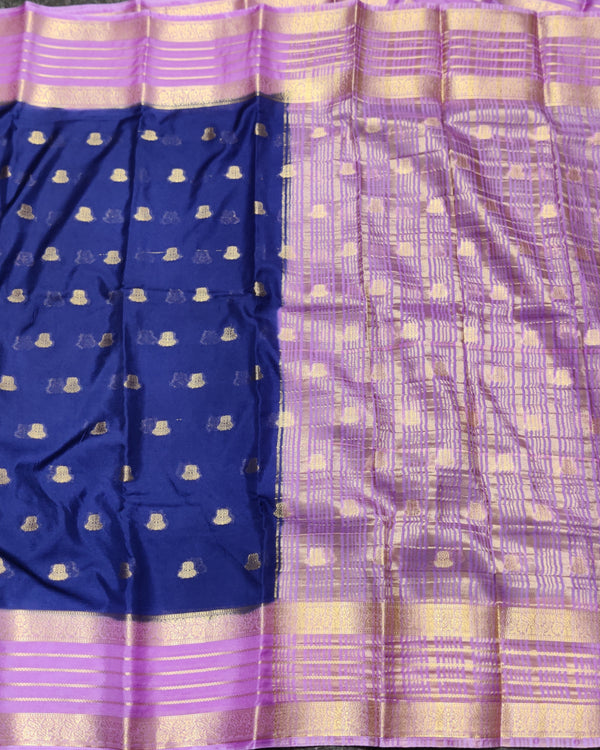 Mysore crepe semi silk saree - M01 alternate view