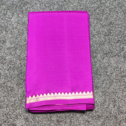 Kanchi pattu small border saree - KMP2033