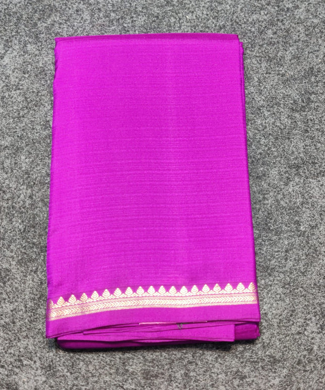 Kanchi pattu small border saree - KMP2033
