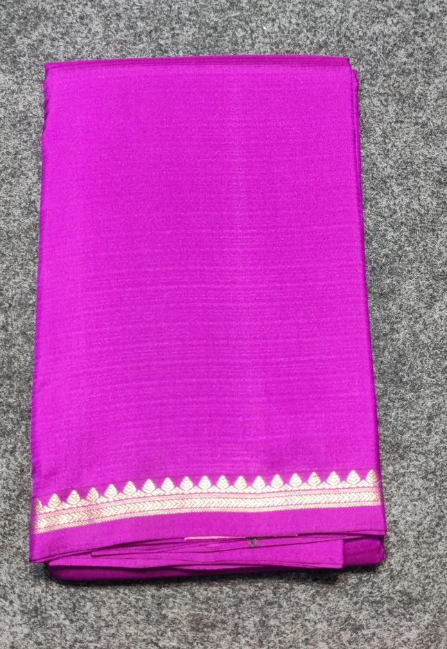 Kanchi pattu small border saree - KMP2033