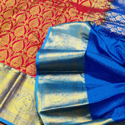 Kanchi Pattu Half Fine Brocade - SP17