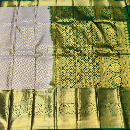 kanchi pattu half fine Bridal Saree -HF280
